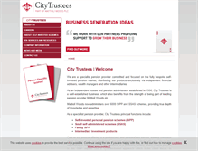 Tablet Screenshot of citytrustees.co.uk